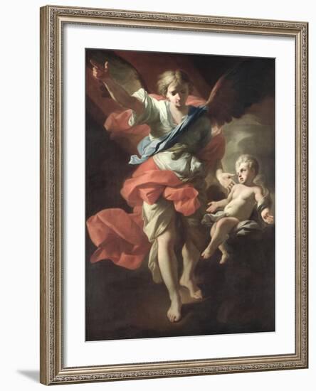 Guardian Angel, circa 1685-94-Andrea Pozzo-Framed Giclee Print