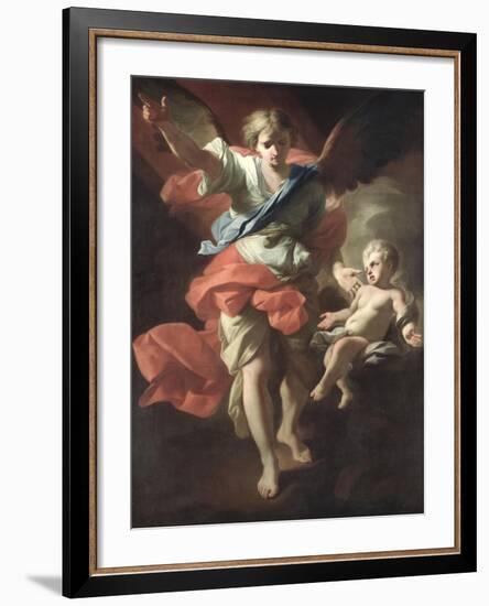 Guardian Angel, circa 1685-94-Andrea Pozzo-Framed Giclee Print