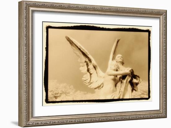 Guardian Angel, Luxembourg Gardens, Paris-Theo Westenberger-Framed Art Print