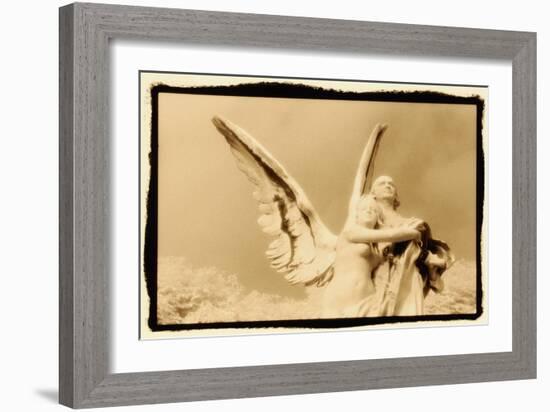 Guardian Angel, Luxembourg Gardens, Paris-Theo Westenberger-Framed Art Print