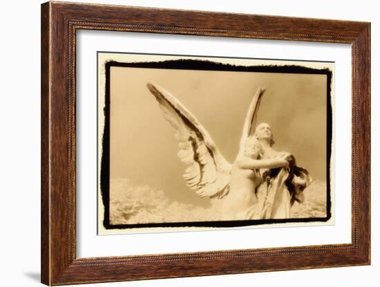 Guardian Angel, Luxembourg Gardens, Paris-Theo Westenberger-Framed Art Print