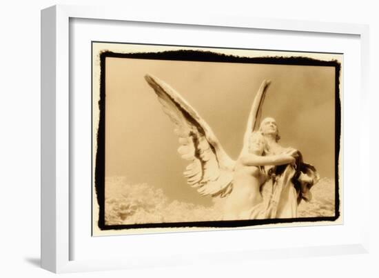 Guardian Angel, Luxembourg Gardens, Paris-Theo Westenberger-Framed Art Print