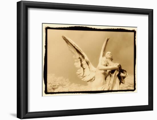 Guardian Angel, Luxembourg Gardens, Paris-Theo Westenberger-Framed Art Print