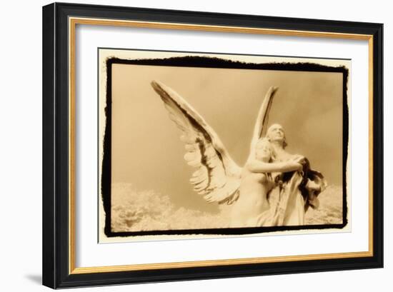 Guardian Angel, Luxembourg Gardens, Paris-Theo Westenberger-Framed Art Print