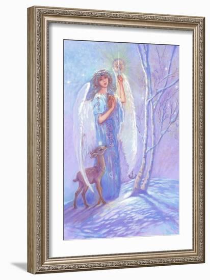 Guardian Angel of Winter-Judy Mastrangelo-Framed Giclee Print