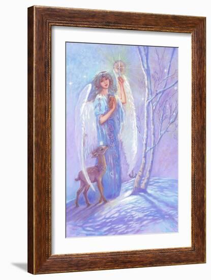 Guardian Angel of Winter-Judy Mastrangelo-Framed Giclee Print