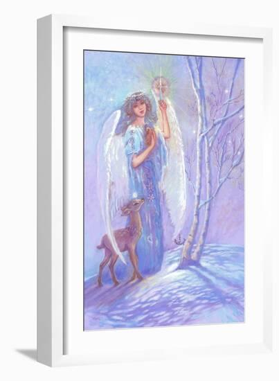Guardian Angel of Winter-Judy Mastrangelo-Framed Giclee Print
