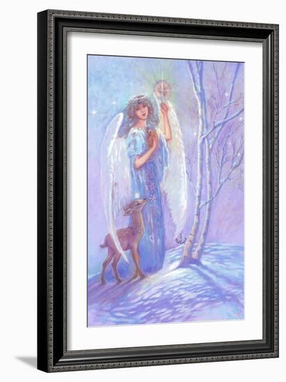 Guardian Angel of Winter-Judy Mastrangelo-Framed Giclee Print