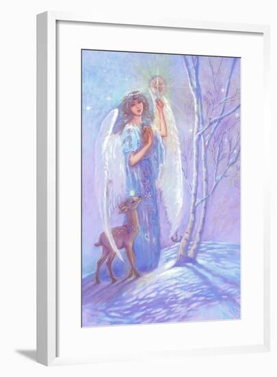 Guardian Angel of Winter-Judy Mastrangelo-Framed Giclee Print