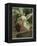 Guardian Angel Watches Over a Child as She Crosses a Dangerous Bridge-null-Framed Premier Image Canvas