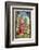 Guardian Angel Watches Over a Small Child as It Gathers Flowers in the German Countryside-null-Framed Photographic Print