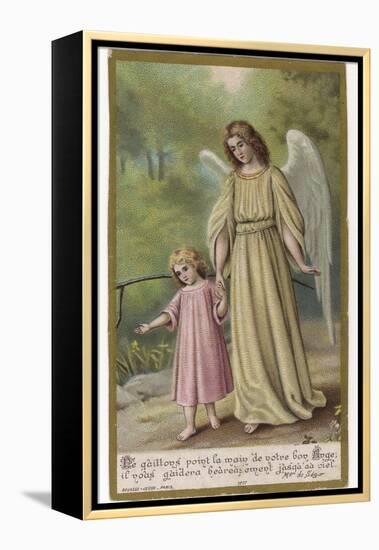 Guardian Angel-null-Framed Premier Image Canvas