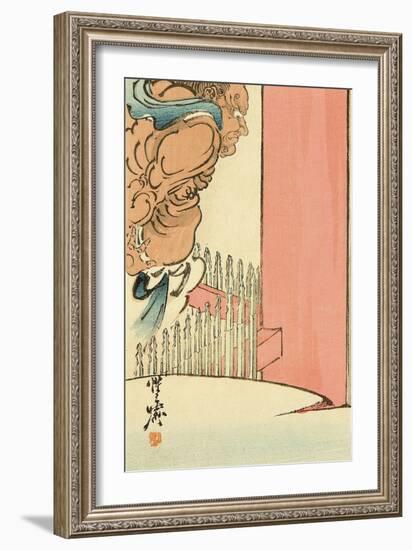 Guardian God, Ni-o-Kyosai Kawanabe-Framed Giclee Print