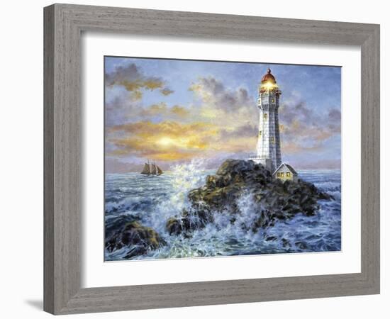 Guardian in Danger's Realm-Nicky Boehme-Framed Giclee Print