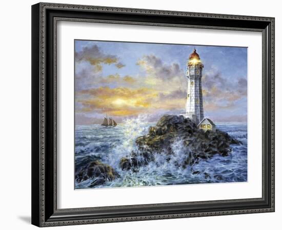 Guardian in Danger's Realm-Nicky Boehme-Framed Giclee Print