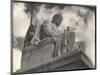 Guardian of Law, Statue Created by Sculptor James Earle Fraser Outside the Supreme Court Building-Margaret Bourke-White-Mounted Photographic Print