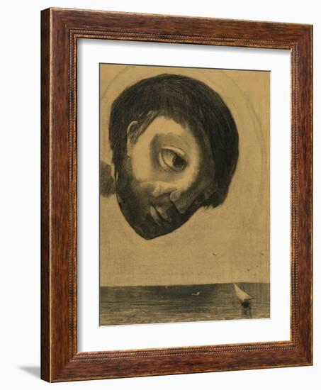 Guardian Spirit of the Waters, 1878-Odilon Redon-Framed Giclee Print