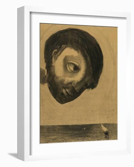 Guardian Spirit of the Waters, 1878-Odilon Redon-Framed Giclee Print