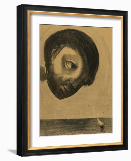 Guardian Spirit of the Waters, 1878-Odilon Redon-Framed Giclee Print