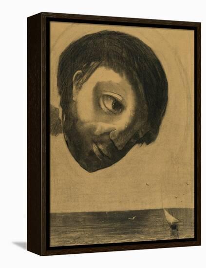 Guardian Spirit of the Waters, 1878-Odilon Redon-Framed Premier Image Canvas