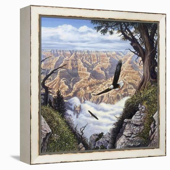 Guardians of the Canyon-John Van Straalen-Framed Premier Image Canvas