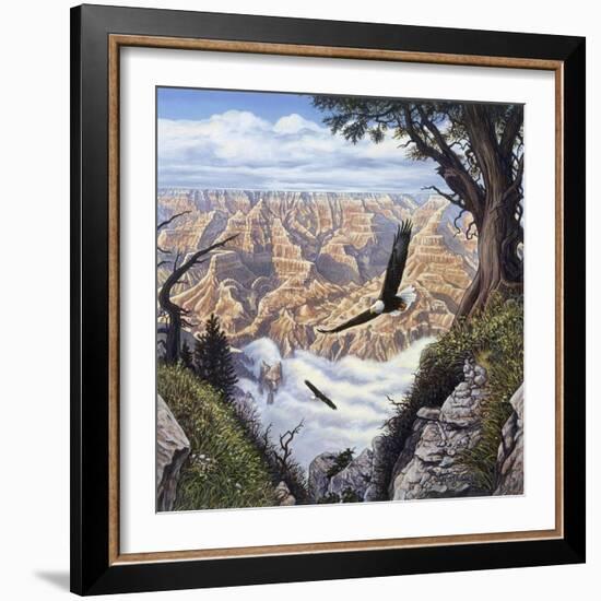 Guardians of the Canyon-John Van Straalen-Framed Giclee Print