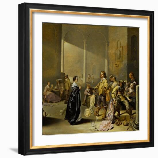 Guardroom Scene with Spoils of War, c.1635-1640-Jacob Duck-Framed Giclee Print