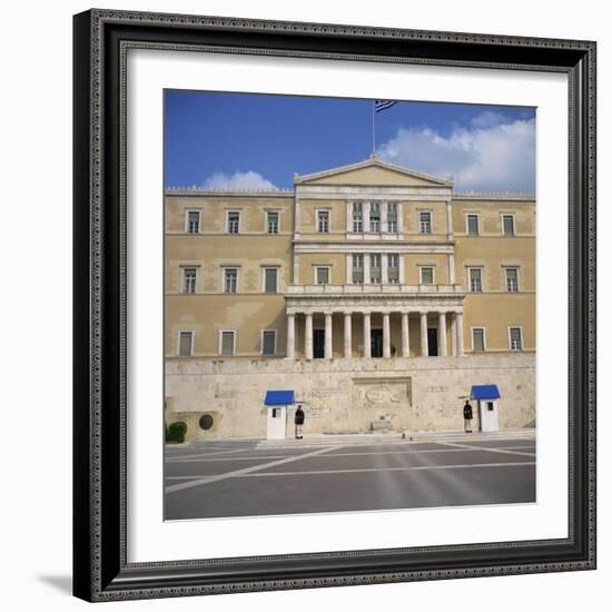Guards in Front of the Tomb of the Unknown Soldier, Athens, Greece-Roy Rainford-Framed Photographic Print