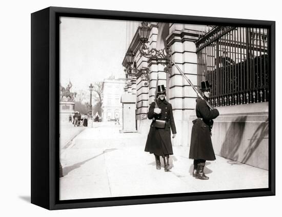 Guards Patrolling, Brussels, 1898-James Batkin-Framed Premier Image Canvas