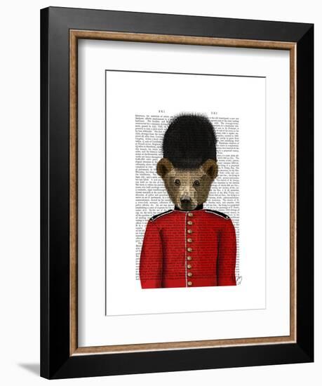 Guardsman Bear-Fab Funky-Framed Art Print