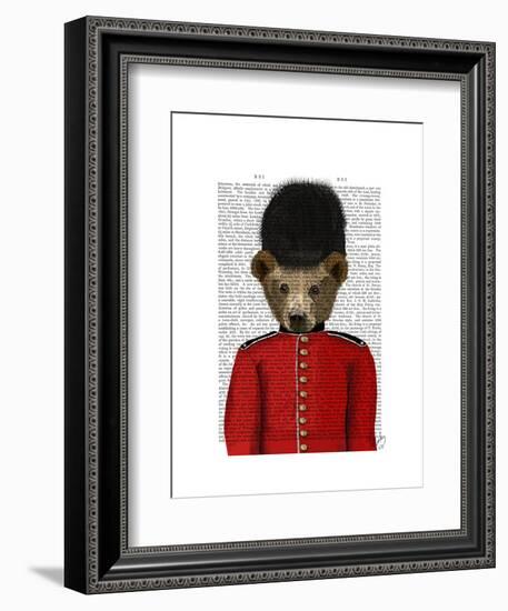 Guardsman Bear-Fab Funky-Framed Art Print