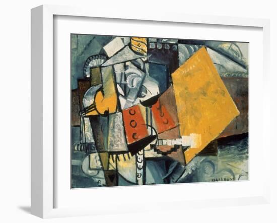 Guardsman, c.1913-Kasimir Malevich-Framed Giclee Print