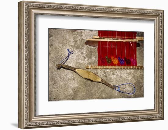 Guatemala: Chichicastenango, backstrap and loom, July.-Alison Jones-Framed Photographic Print