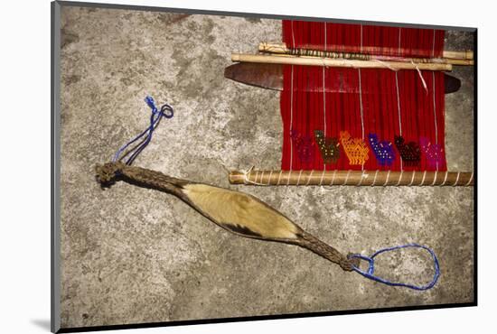 Guatemala: Chichicastenango, backstrap and loom, July.-Alison Jones-Mounted Photographic Print