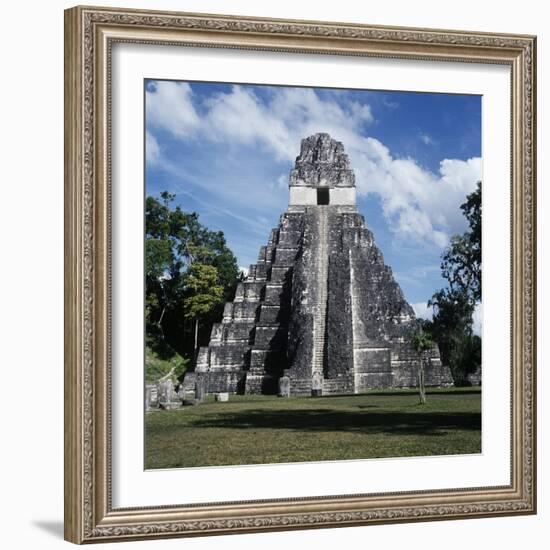 Guatemala, El Petén, Maya Civilization, Tikal National Park, Temple I-null-Framed Giclee Print