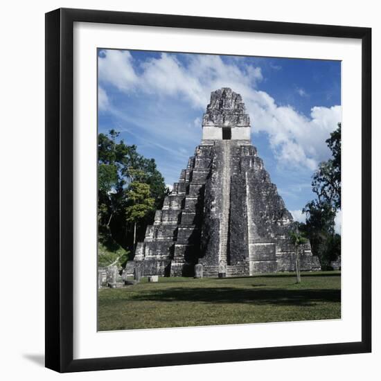 Guatemala, El Petén, Maya Civilization, Tikal National Park, Temple I-null-Framed Giclee Print