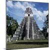 Guatemala, El Petén, Maya Civilization, Tikal National Park, Temple I-null-Mounted Giclee Print