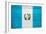 Guatemala Flag Design with Wood Patterning - Flags of the World Series-Philippe Hugonnard-Framed Art Print
