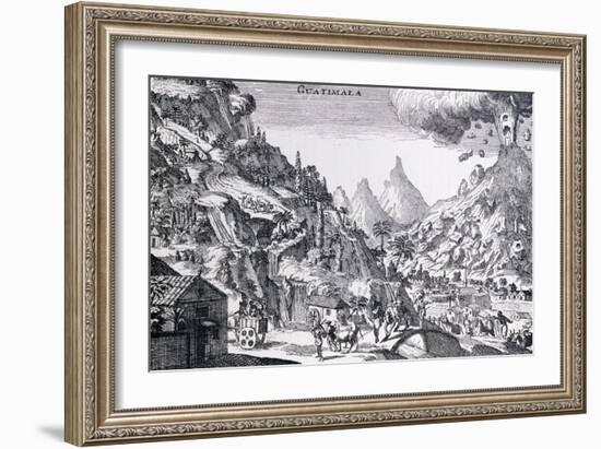 Guatemala, in Spanish North America, from Gage's Voyages, Amsterdam, 1720-null-Framed Giclee Print