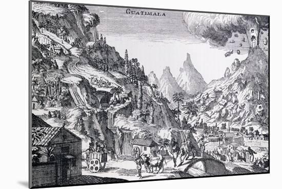 Guatemala, in Spanish North America, from Gage's Voyages, Amsterdam, 1720-null-Mounted Giclee Print