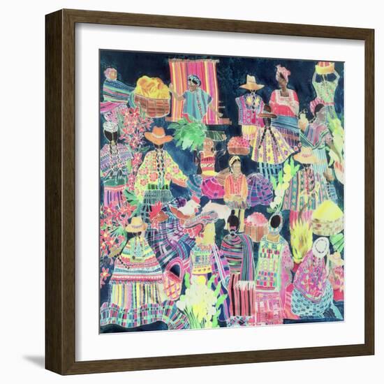 Guatemalan Market-Hilary Simon-Framed Giclee Print