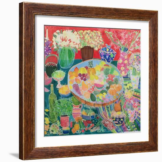 Guatemalan Table, 1995-Hilary Simon-Framed Giclee Print