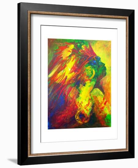 Guatiguana the Taino, 2011-Patricia Brintle-Framed Giclee Print