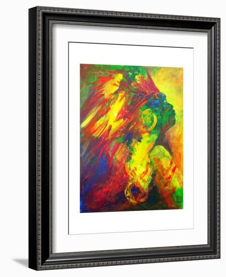 Guatiguana the Taino, 2011-Patricia Brintle-Framed Giclee Print