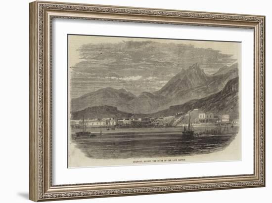 Guaymas, Mexico, the Scene of the Late Battle-null-Framed Giclee Print