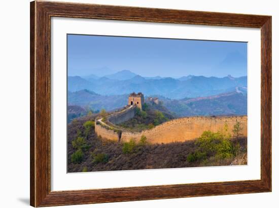 Gubeikou to Jinshanling Section of the Great Wall of China-Alan Copson-Framed Photographic Print