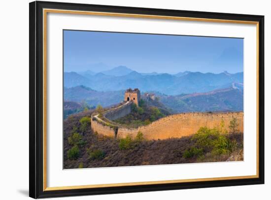 Gubeikou to Jinshanling Section of the Great Wall of China-Alan Copson-Framed Photographic Print