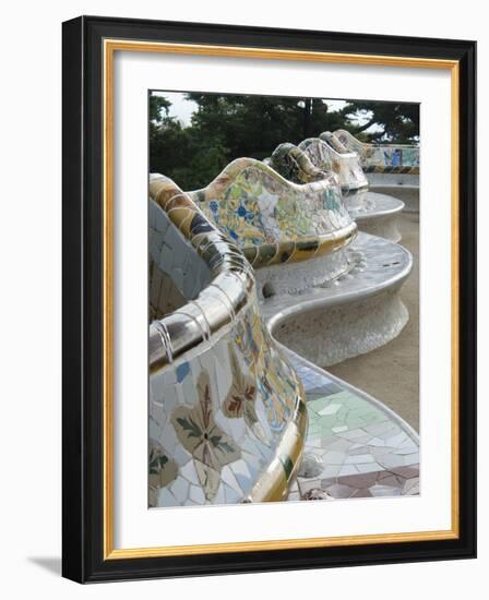 Guell Park (Parc Guell), UNESCO World Heritage Site, Barcelona, Catalunya (Catalonia), Spain-Nico Tondini-Framed Photographic Print