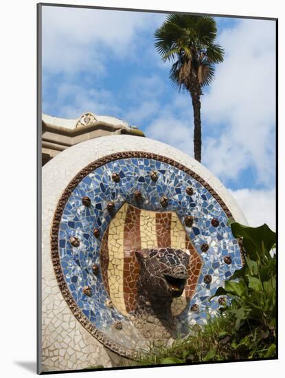 Guell Park (Parc Guell), UNESCO World Heritage Site, Barcelona, Catalunya (Catalonia), Spain-Nico Tondini-Mounted Photographic Print