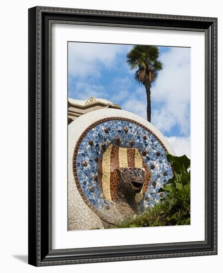 Guell Park (Parc Guell), UNESCO World Heritage Site, Barcelona, Catalunya (Catalonia), Spain-Nico Tondini-Framed Photographic Print